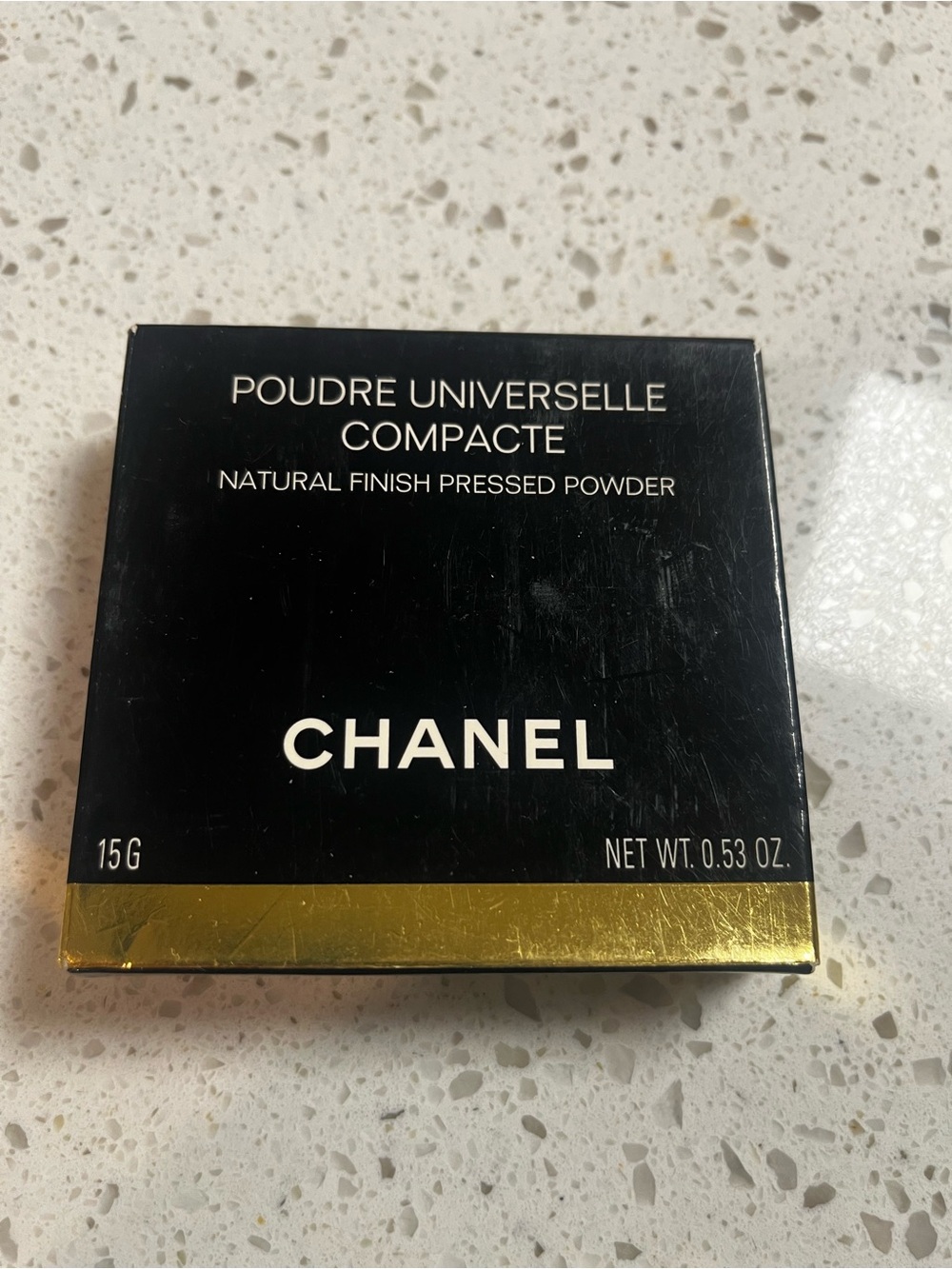 CHANEL natural finish press powder compact illusion